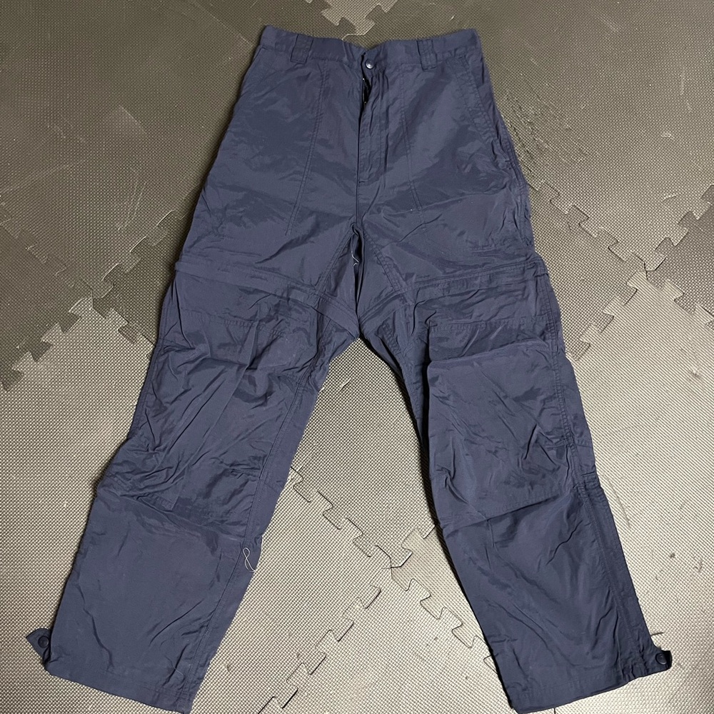 Navy Blue unzip Cargo hiking Pants